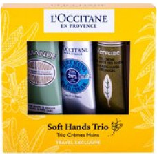 L&acute;occitane Almond Soft Hands Trio Travel Exclusive Set - Trio of hand creams