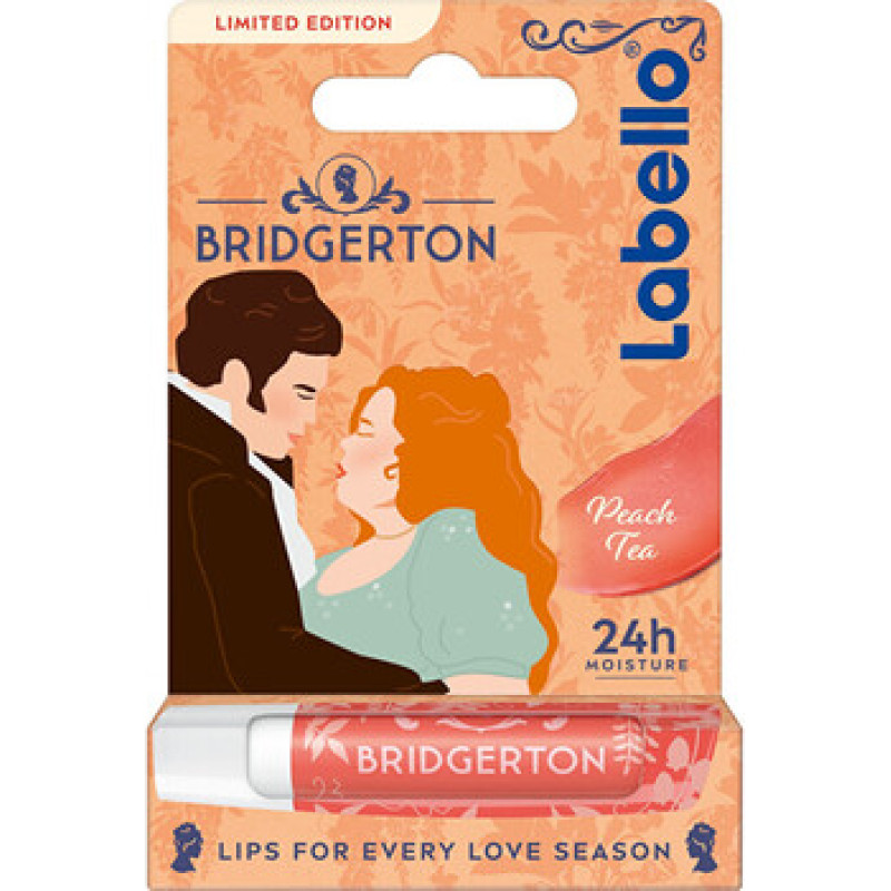 Labello Bridgerton Peach Tea Lip Balm - Balz&aacute;m na rty