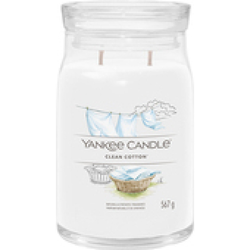 Yankee Candle Clean Cotton Signature Candle (clean cotton)