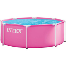 Intex Garden frame pool round for kids 244x76 cm, pink, INTEX 28290ND