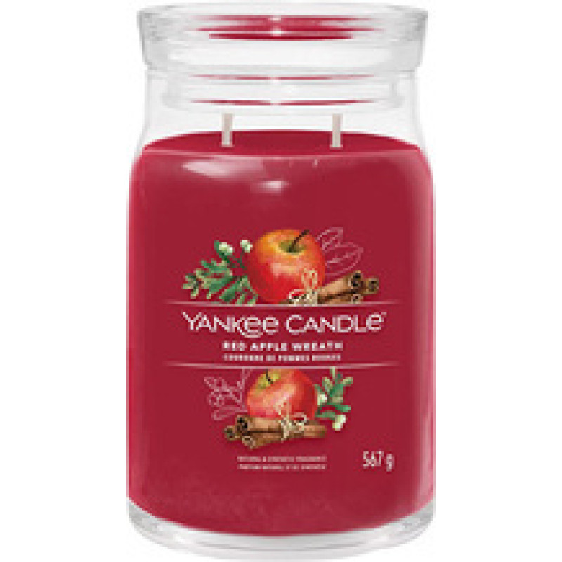 Yankee Candle Red Apple Wreath Signature Candle