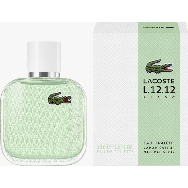 Tualetes ūdens vīriešiem Lacoste L.12.12 Blanc Eau Fraîche EDT, 50 ml
