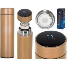 Termokrūze smart LED 500ml zelta