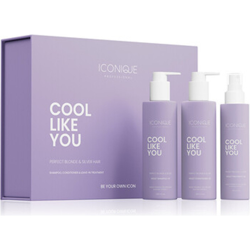 Iconique Professional Cool Like You Set - D&aacute;rkov&aacute; sada pro studenou & z&aacute;řivou blond