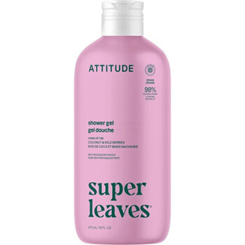 Attitude Super Leaves Shower Gel ( Kokos a lesn&iacute; plody ) - Sprchov&yacute; gel