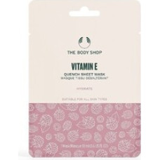 The Body Shop Vitamin E Quench Sheet Mask - Hydratačn&iacute; slupovac&iacute; pleťov&aacute; maska pro v&scaron;echny typy pleti