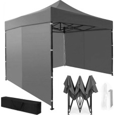 Multigarden Pawilon ogrodowy eventowy automatyczny samorozkładalny namiot 3x3 m szary MultiGarden