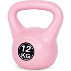 Kettlebell svaru bumba, 12 kg, rozā ModernHome