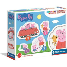 Pužļu komplekts Clementoni My First Puzzle Cūciņa Pepa (Peppa Pig), 3-6-9-12 d.
