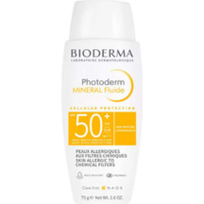 Bioderma Photoderm Mineral Fluide SPF50+ - Voděodoln&yacute; miner&aacute;ln&iacute; opalovac&iacute; fluid na obličej
