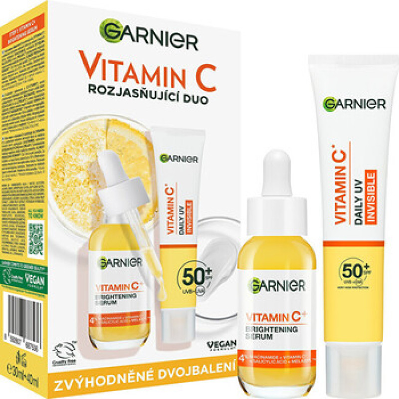 Garnier Vitamin C Face Care Set - D&aacute;rkov&aacute; sada pleťov&eacute; p&eacute;če