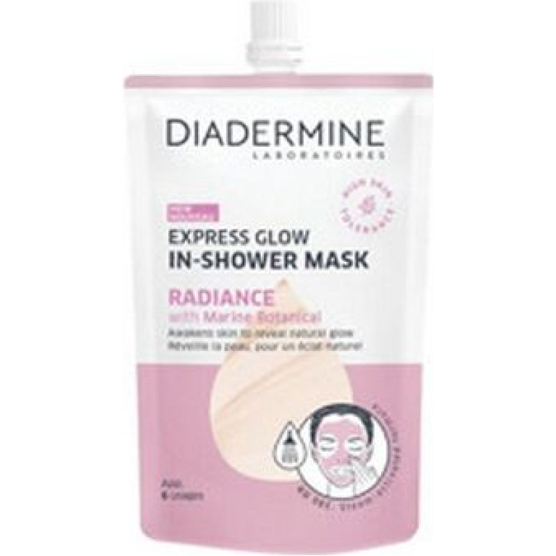 Diadermine Express Glow In-Shower Mask Radiance - Pleťov&aacute; maska