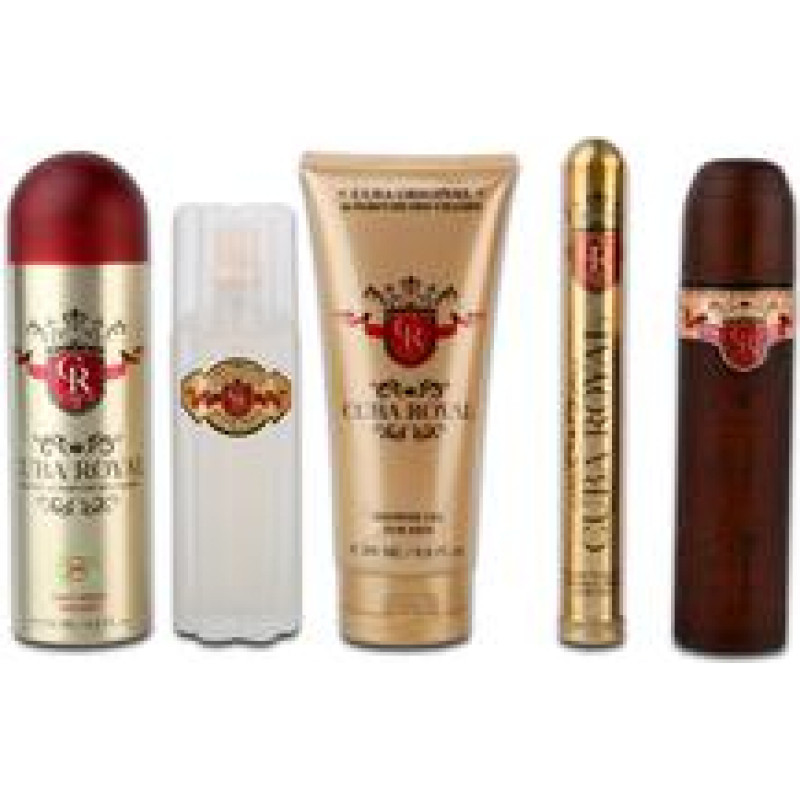 Cuba Royal Must Have Gift Set EDT 100 ml, 35 ml EDT, After Shave 100 ml shower gel 200 ml and 200 ml deospray