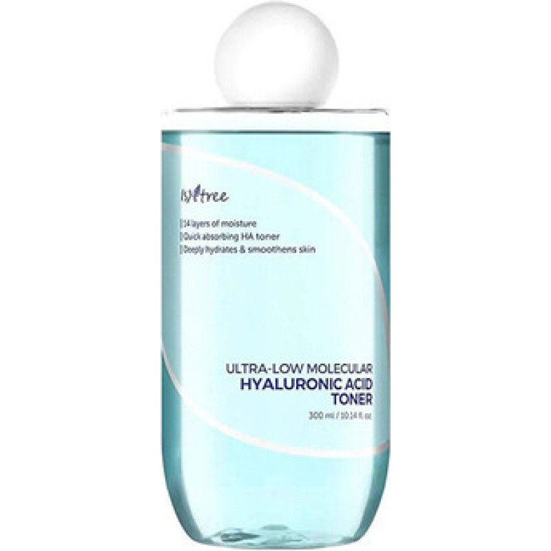 Isntree Ultra-Low Molecular Hyaluronic Acid Toner - Pleťov&eacute; tonikum s kyselinou hyaluronovou