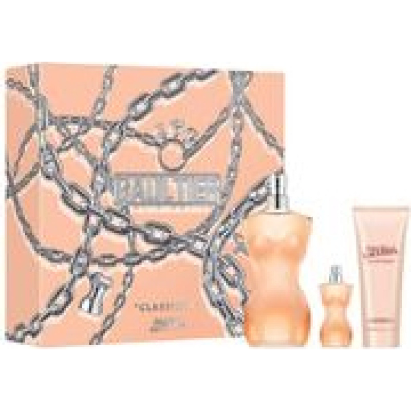 Jean Paul Gaultier Classique D&aacute;rkov&aacute; sada EDT 100 ml, tělov&eacute; ml&eacute;ko 75 ml a miniaturka EDT 6 ml