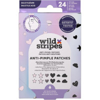 Wild Stripes Holo Clear Anti-Pimple Patches - Hydrokoloidn&iacute; n&aacute;plasti na akn&eacute; s kyselinou salicylovou