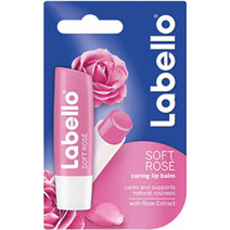 Labello Soft Ros&eacute; Caring Lip Balm