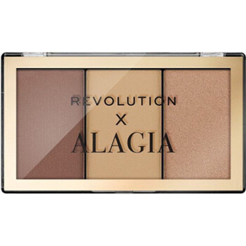 Makeup Revolution Alagia Face Like Alagia Highlight & Bronze Palette - Konturovac&iacute; paletka 7,5 g