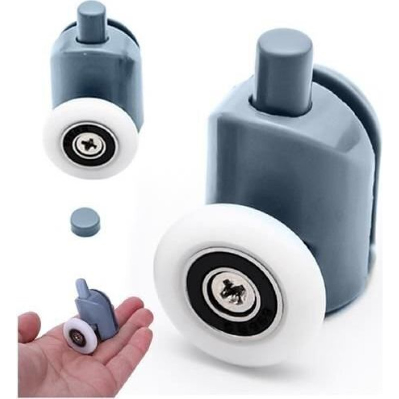 Dušas kabīnes ritenis, viens