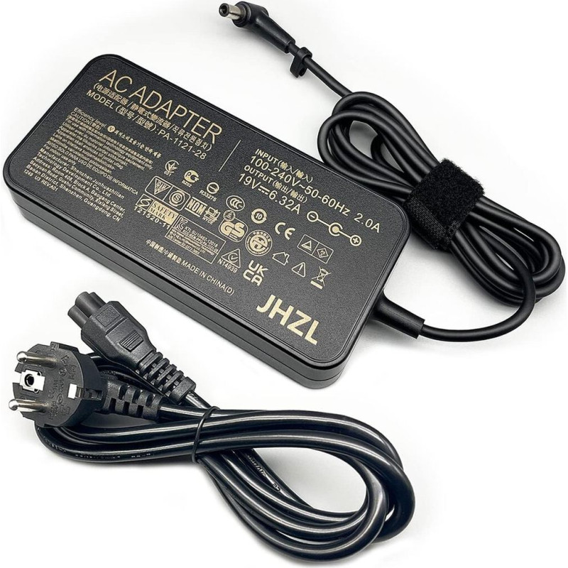 JHZL 120W 19V 6,32A lādētāja maiņstrāvas adapteris