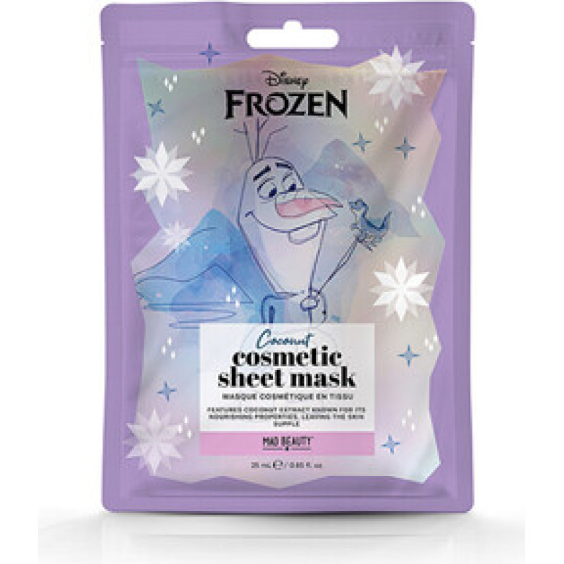 Mad Beauty Olaf Frozen Mask - Pl&aacute;t&yacute;nkov&aacute; maska