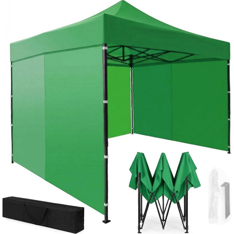 Multigarden Pawilon ogrodowy eventowy automatyczny samorozkładalny namiot 3x3 m zielony MultiGarden
