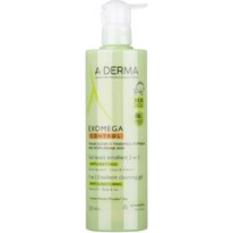 A-Derma Exomega Control Emollient Cleansing Gel 2in1