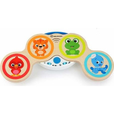 Koka tausts mūzikas rotaļlietā ar taustes un elektroniskajiem elementiem Baby Einstein - Magic Touch Drums HAPE