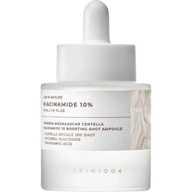 SKIN1004 - Madagaskaras centellas niacinamīda 10 % stiprinošā ampula, 30 ml