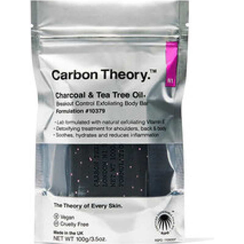 Carbon Theory Charcoal & Tea Tree Oil Breakout Control Exfoliating Body Bar