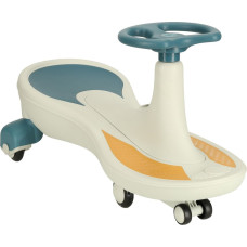 Gravitācijas amerikāņu kalniņi LED riteņi ar mūzikas atskaņošanu 76cm zilā un baltā krāsā max 120kg