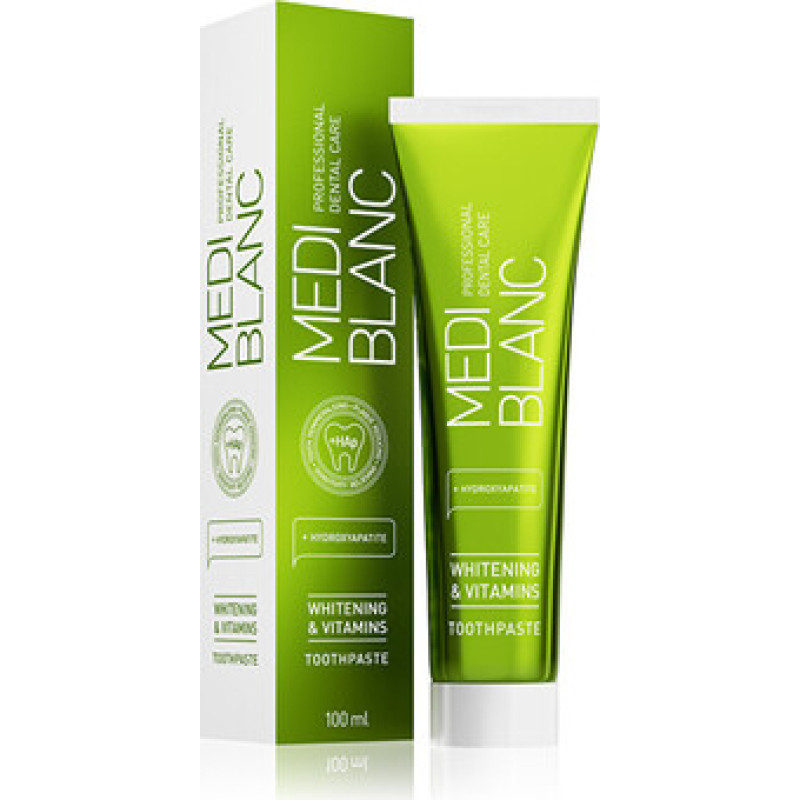 Mediblanc Whitening & Vitamins Toothpaste - Bělic&iacute; pasta s vitam&iacute;ny