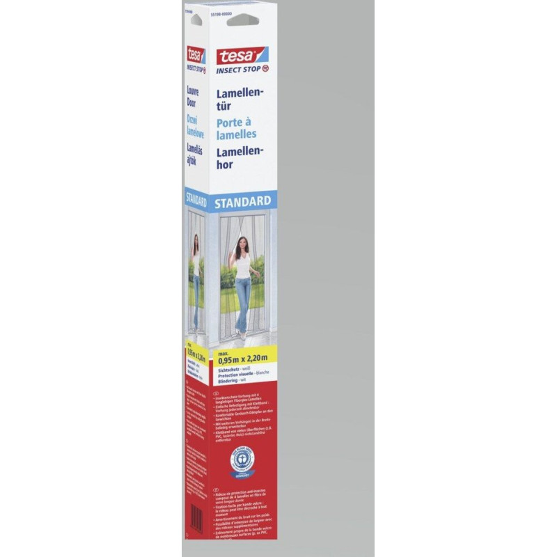 Tesa Mesh Durvju siets 95x220cm Balts