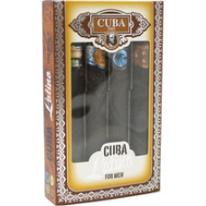 Cuba Latino Cuba for Men Gift Set Cuba Brazil Carnaval EDT 35 ml, Cuba Mexico Cactus EDT 35 ml, Cuba Mexico May 35 ml EDT, Cuba Brazi