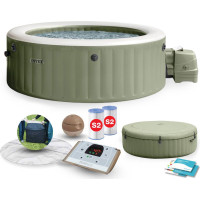 Intex Inflatable SPA hot tub with hydromassage for 6 people 216x71 cm premium accessories, INTEX 28428NP