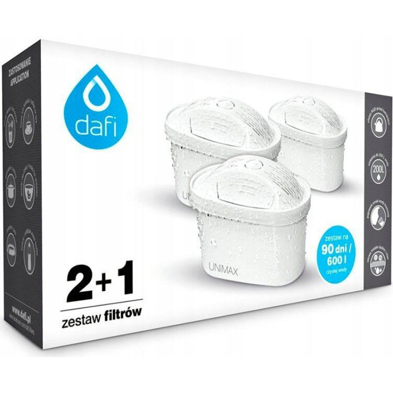 Dafi 2+1 Unimax filtra krūzei paredzētais kārtridžs