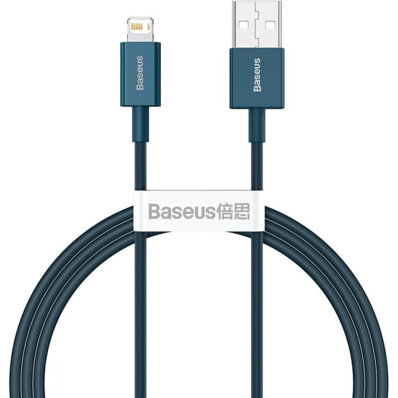 Baseus kabelis Superior USB - Lightning 1,0 m 2,4A zils