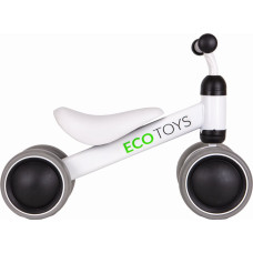 Četrriteņu līdzsvara velosipēds Ecotoys, balts