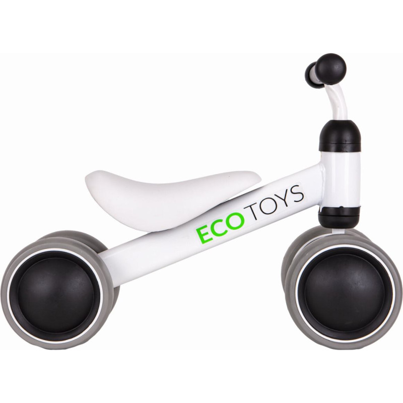 Četrriteņu līdzsvara velosipēds Ecotoys, balts