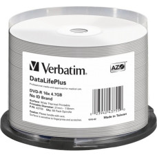 Verbatim DVD-R DataLifePlus diski 4.7GB 16x, 50 gab.
