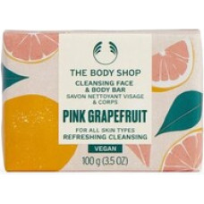 The Body Shop Pink Grapefruit Cleansing Face & Body Bar - Tuh&eacute; m&yacute;dlo na obličej a tělo