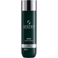 System Professional Man Silver Shampoo - Fialov&yacute; &scaron;ampon pro muže
