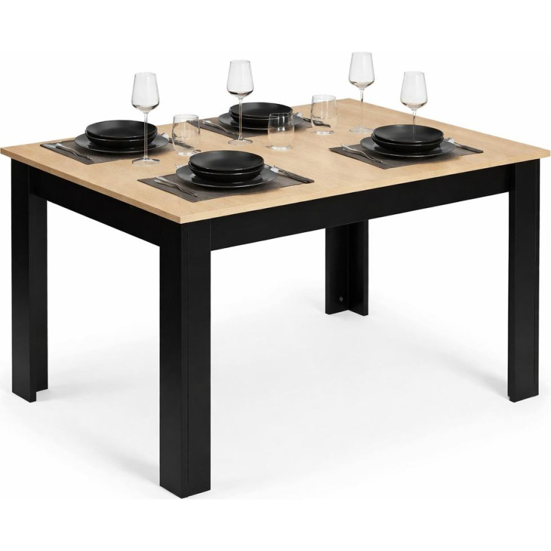 Modernhome St&oacute;ł prostokątny do kuchni jadalni dla 4 os&oacute;b 120x80 cm dąb sonoma ModernHome