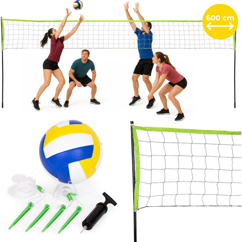 Multigarden Volleyball and Badminton Net 600x240 cm Foldable and Durable MultiGarden
