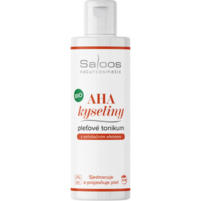 Saloos Bio pleťov&eacute; tonikum s AHA kyselinami