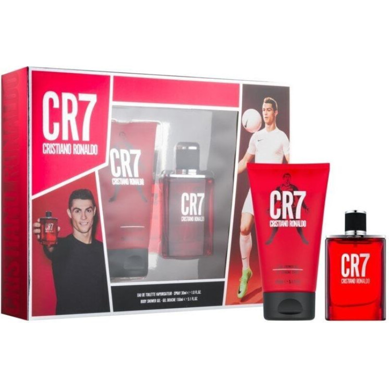 Komplekts Cristiano Ronaldo CR7 vīriešiem: EDT, 30 ml + dušas želeja, 150 ml