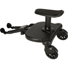 Bērnu ratiņu pagarinājums ar bērnu sēdeklīti melns