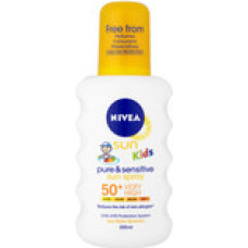 Nivea Kids Spray SPF 50 + Sun Kids (Pure & Sensitive Sun Spray) 200 ml