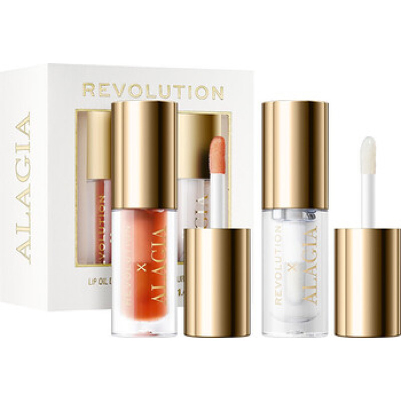 Makeup Revolution Alagia Lip Oil Duo - Sada olejů na rty