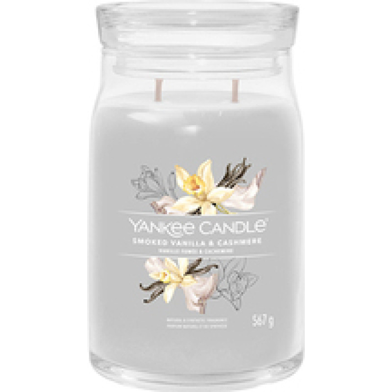 Yankee Candle Smoked Vanilla & Cashmere Signature Candle (smoked vanilla and cashmere)